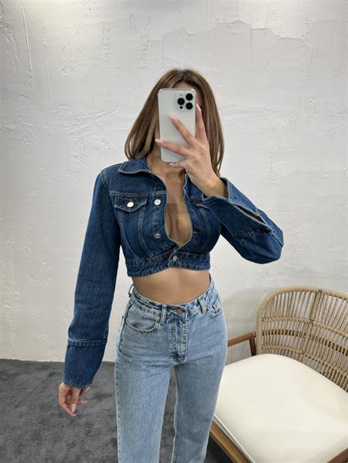 Wholesale Womens Denim Jacket-Blue