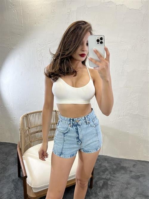 Wholesale Womens Denim Shorts-Blue