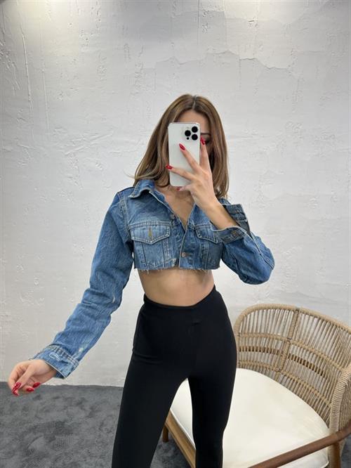 Wholesale Womens Denim Jacket-Blue