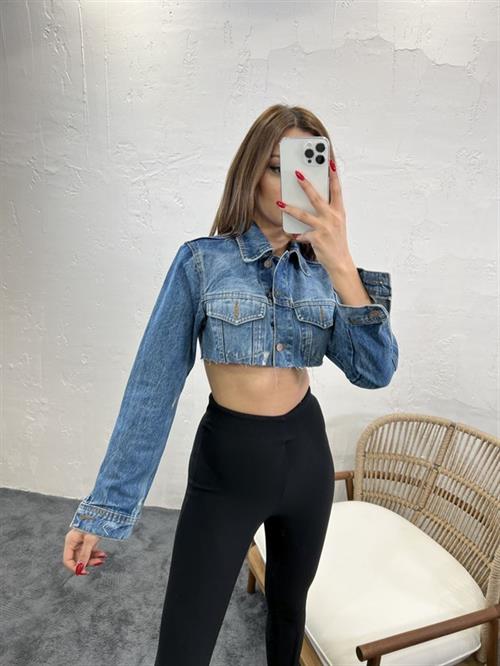 Wholesale Womens Denim Jacket-Blue