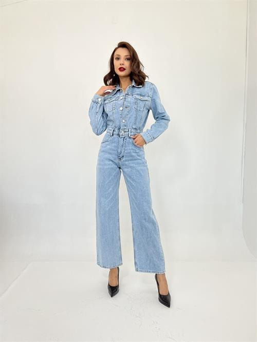 Wholesale Denim Jumpsuit Blue