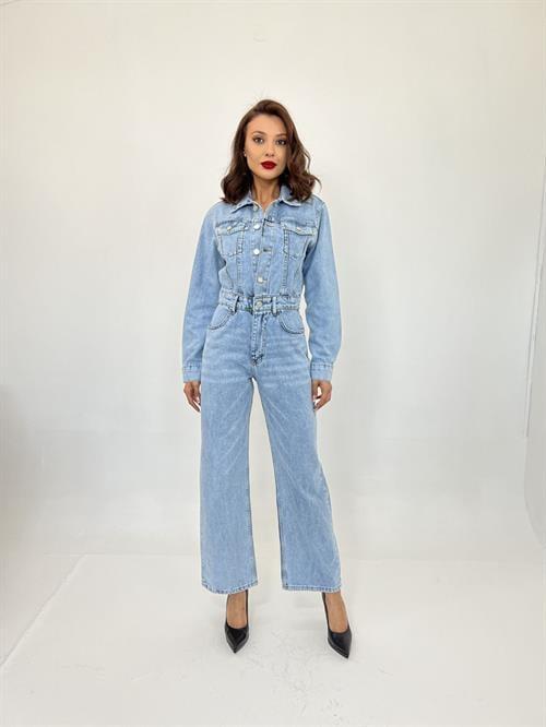 Wholesale Denim Jumpsuit Blue