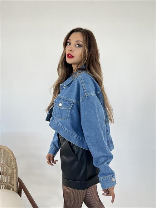Wholesale Womens Denim Jacket-Blue