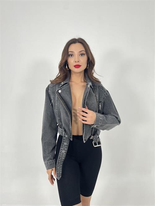 Wholesale Womens Denim Jacket-Black