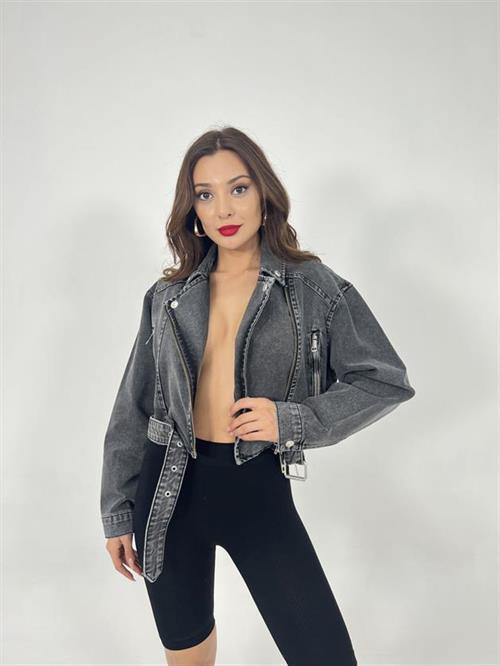 Wholesale Womens Denim Jacket-Black