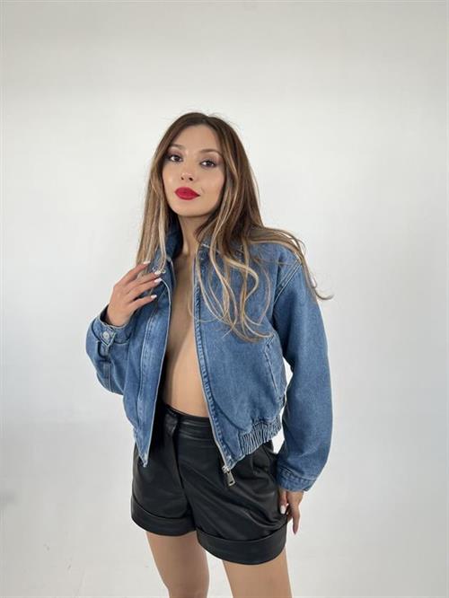 Wholesale Womens Denim Jacket-Blue