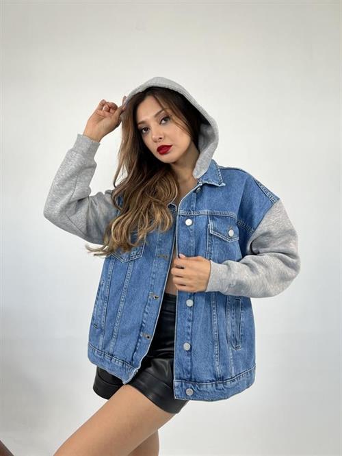 Wholesale Womens Denim Jacket-Blue