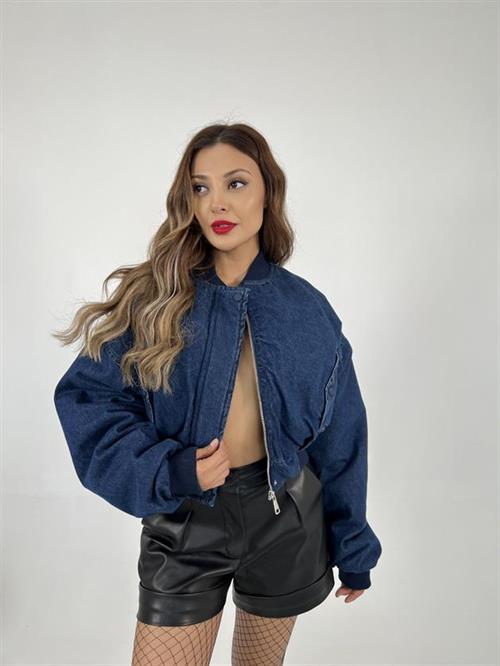 Wholesale Womens Denim Jacket-Blue