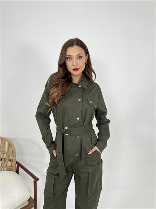 Wholesale Women Jumpsuit-Khaki