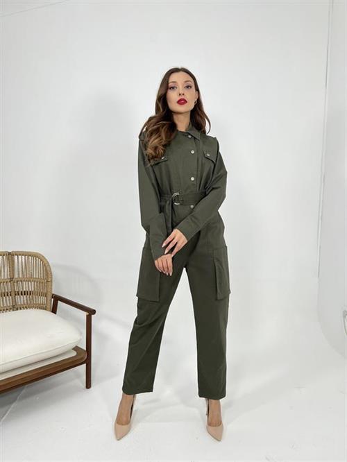 Wholesale Women Jumpsuit-Khaki
