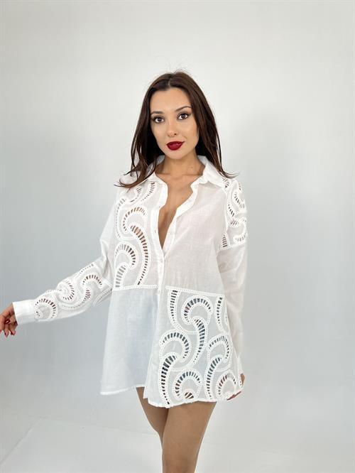 Wholesale Womens Shirt Ecru