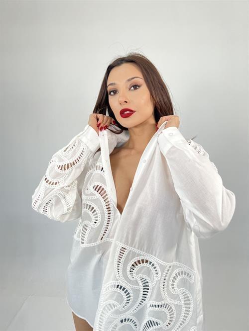 Wholesale Womens Shirt Ecru