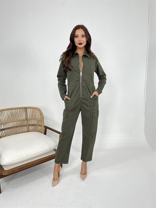 Wholesale Womens Jumpsuit Khaki
