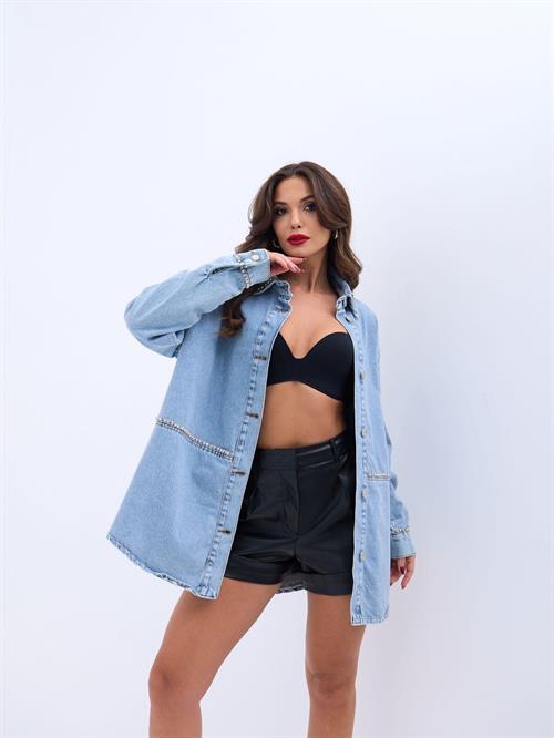 Wholesale Denim Jacket - Blue