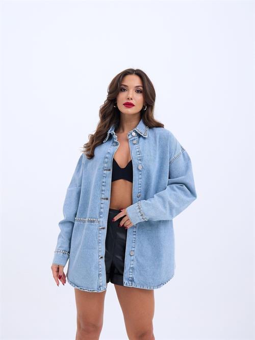 Wholesale Denim Jacket - Blue