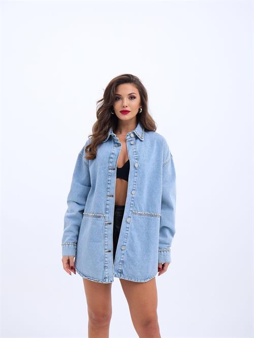 Wholesale Denim Jacket - Blue