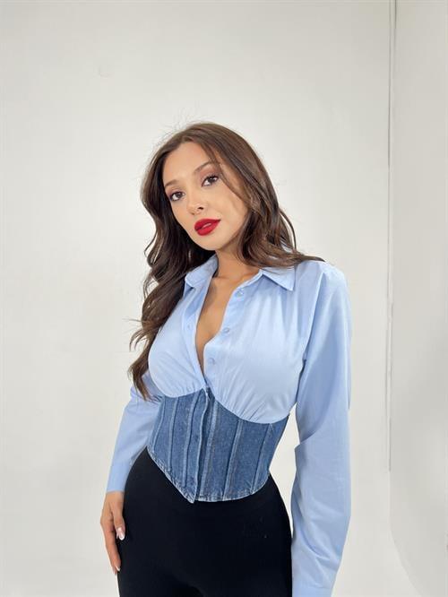 Wholesale Womens Shirt Blue