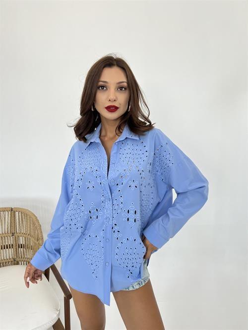 7034 GÖMLEK-KOYU MAVİ