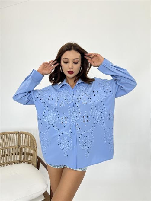 7034 GÖMLEK-KOYU MAVİ