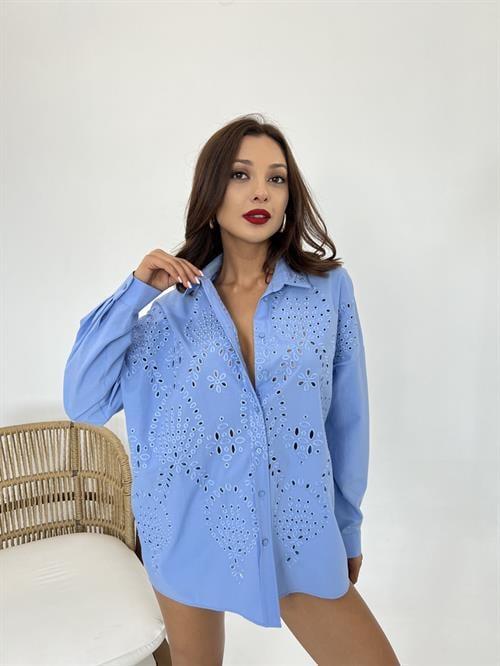 7034 GÖMLEK-KOYU MAVİ