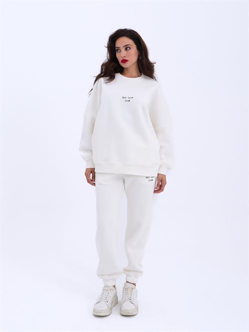 Wholesale Tracksuit Set - Cream