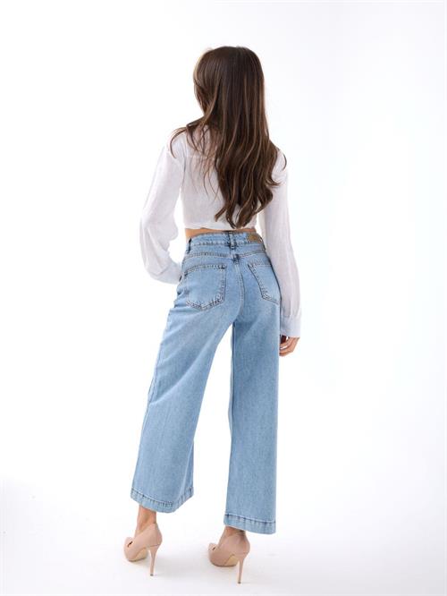 Toptan Kadın Kot Pantolon-Mavi