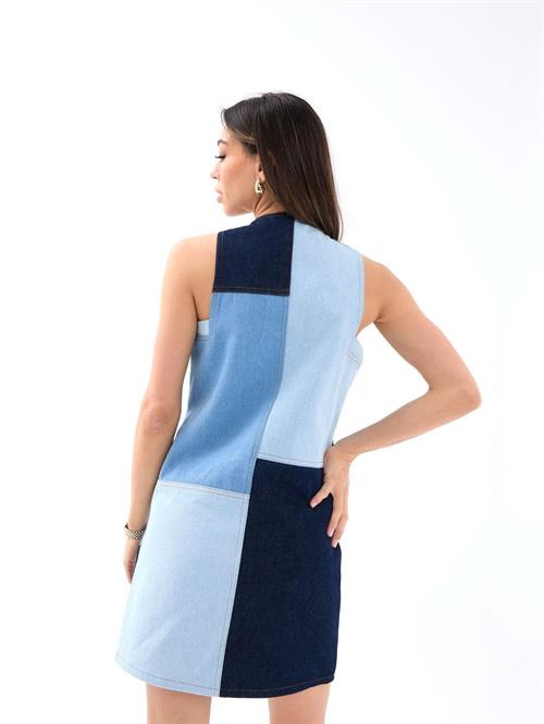 7385 DENIM DRESS-BLUE