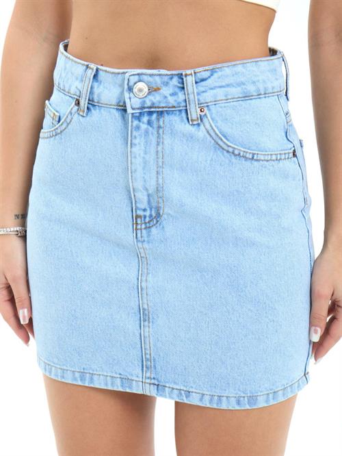 Wholesale Women Light Blue Jeans Skirt