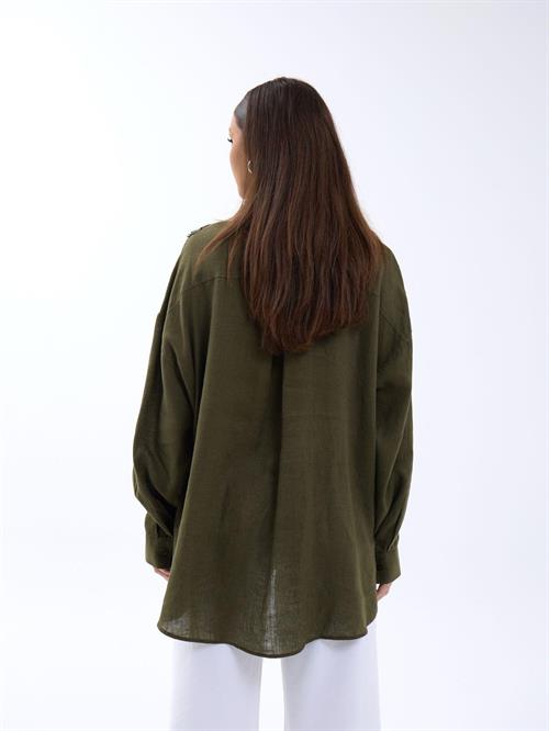 Wholesale Women Khaki Shirt