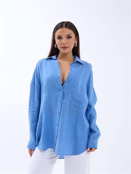 Wholesale Women Blue Shirts