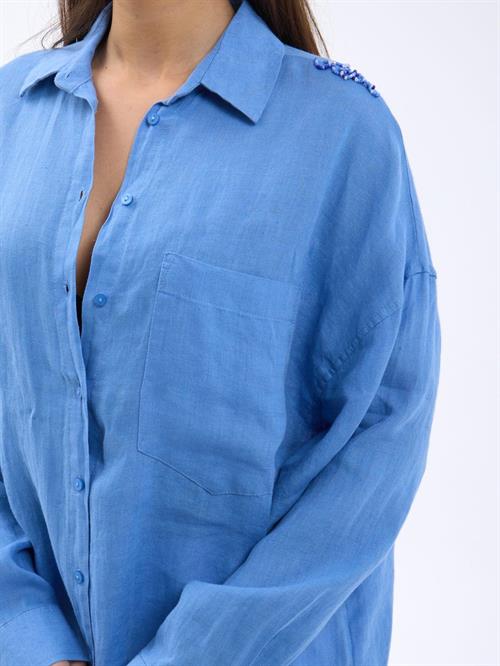 Wholesale Women Blue Shirts