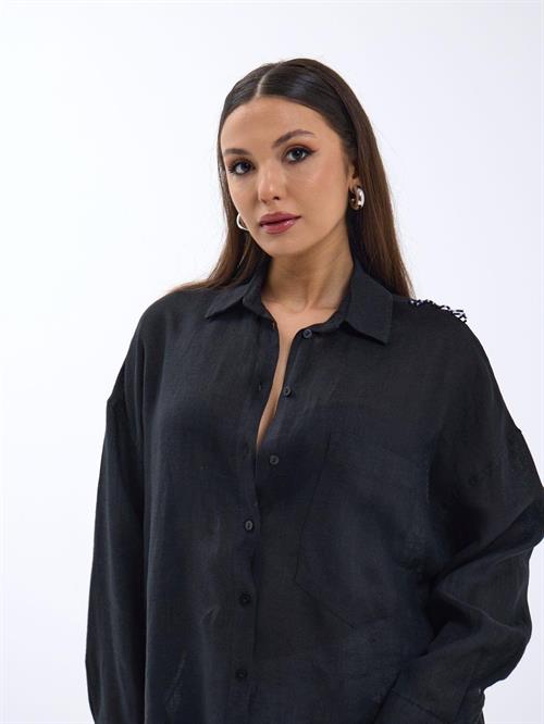 Wholesale Women Black Shirts
