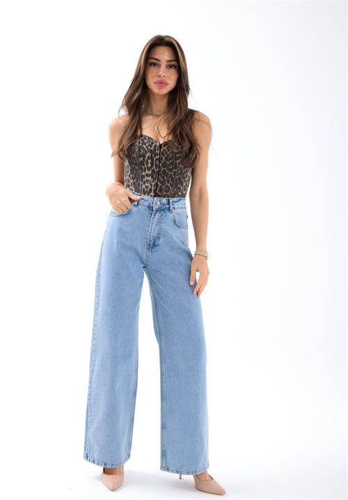 Toptan Kadın Kot Pantolon-Açık Mavi