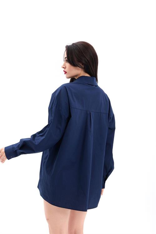 Wholesale Women Shirts-Dark Blue