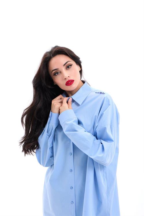 Wholesale Womens Shirts-Blue