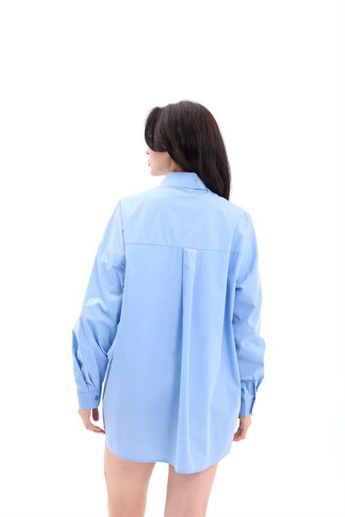 Wholesale Womens Shirts-Blue