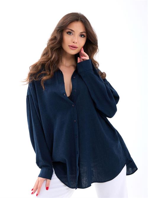 Wholesale Womens Shirt-Navy