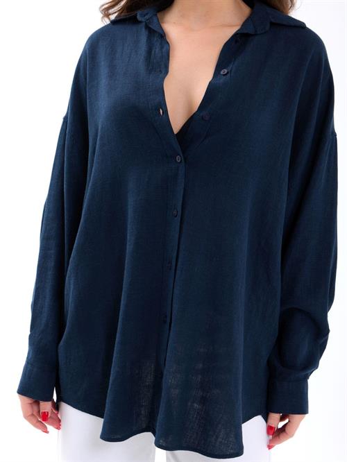 Wholesale Womens Shirt-Navy