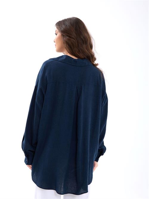 Wholesale Womens Shirt-Navy
