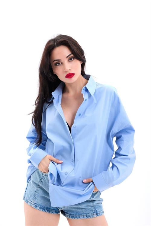 Wholesale Womens Shirts-Blue
