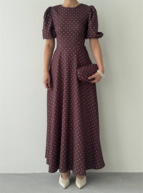 Agle Balloon Sleeve Dress
