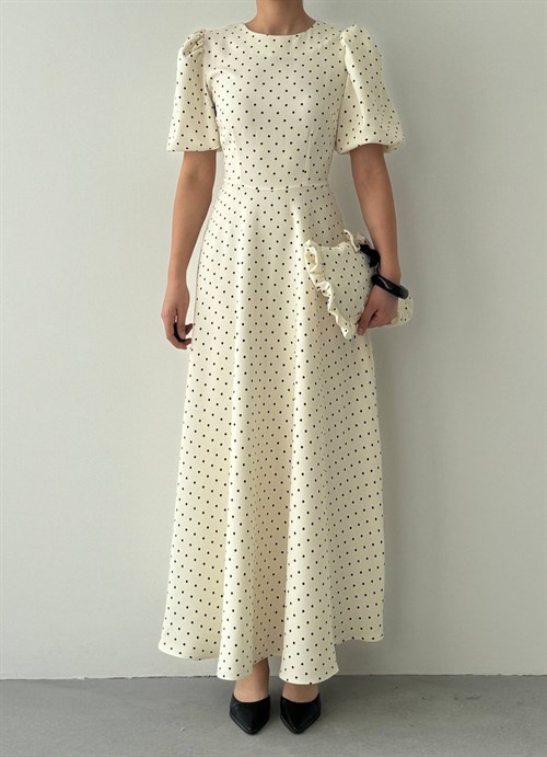 Agle Balloon Sleeve Dress