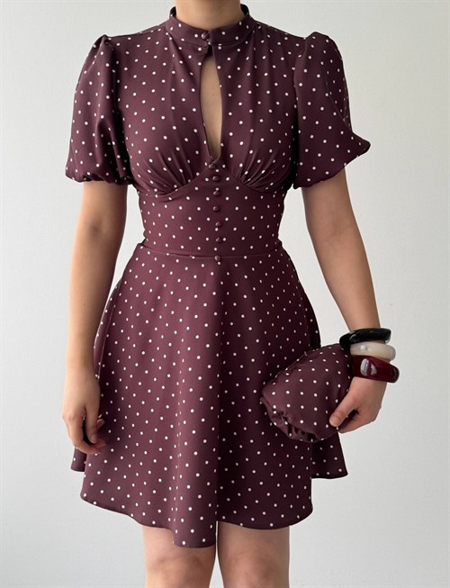 Alsace Dress with Low-Cut Detail