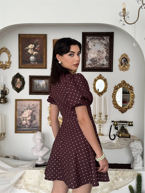 Alsace Dress with Low-Cut Detail