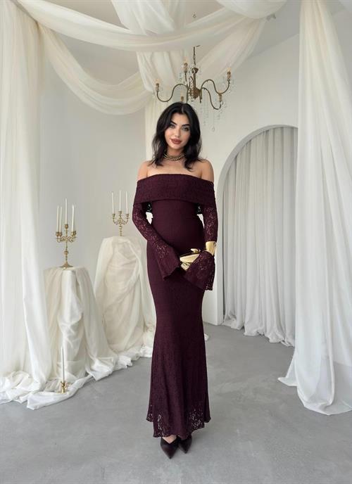 Arya Strapless Lace Dress