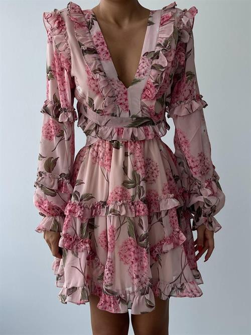 Wholesale Avellino Sırt Dekolteli Elbise