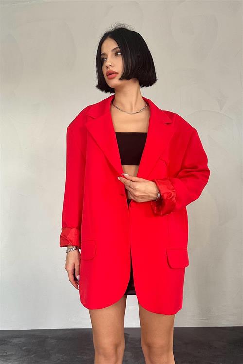 Wholesale Dad Jacket - Red