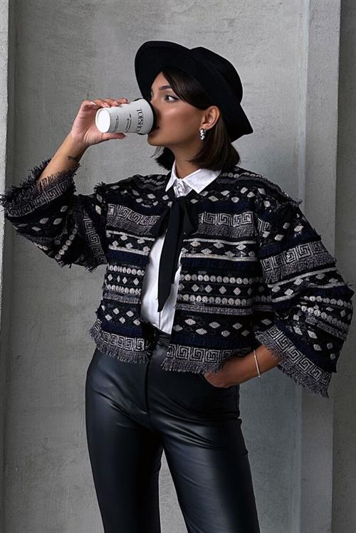 Wholesale Blouse with Ties - Black