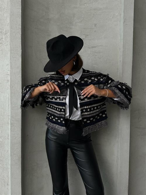 Wholesale Blouse with Ties - Black