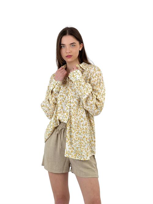Spring Breeze Floral Patterned Shirt